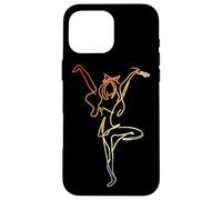 Female Cheerleader Sketch Choreography for Girls Case for iPhone 16 Pro Max