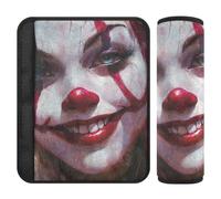 Female Clown 2 pcs car Shoulder Strap pad Protects Your Neck and Shoulders for Airplane forro para cinturon de seguridad