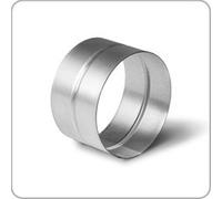 Female Connector, 80mm Diameter, Coupling, Spiral ducting, hydroponics, Ventilation, Extractor Fan, Heating, galvanised