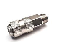 Female Coupling 1/2" BSPT Male Thread - PCL Airflow Air Line Hose Fitting AC21JM Type