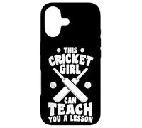 Female Cricket Player Team Sports Case for iPhone 17