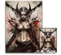 Female Demon DemonessJigsaw Puzzles for Adults 1000 Piece Paper Jigsaw Puzzles for Adults Interactive Family Game DIY Home Decor Brain Teaser Gift 1000 PCS(38x26cm)