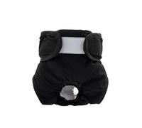 Female Dog Diaper Reusable Adjustable Pet Sanitary Panties Washable Physiological Pants for Heat, Period, Incontinence, Menstrual Issues(Nero,M)