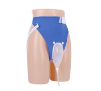 Female External Catheter Condom Catheters A Reusable Portable Women's Comfortable Urine System Equipped with a Silicone Urine Collector with 2 Catheterization Bags (Women Type White)(Blue)