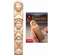 Female Face Study Stick Kit (Learn to Carve Faces with Harold Enlow): Learn to Carve a Female Face Booklet & Female Face Study Stick (Fox Chapel Publishing) Sturdy Resin and Step-by-Step Instructions
