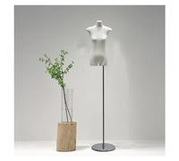 Female Female Mannequin Torso Dress Form Sewing , Anti-Fingerprints Woman Body With Metal Base For Jewelry Display, Adjustable Height 66" - 91" Adjustable Height(C)