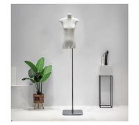 Female Female Mannequin Torso Dress Form Sewing , Anti-Fingerprints Woman Model Body With Metal Base For Jewelry Display, Adjustable Height 66" - 91" Adjustable Height(A)