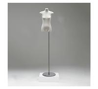 Female Female Mannequin Torso Dress Form Sewing , Woman Model Body With Metal Base For Jewelry Display, Adjustable Height 66" - 91" Adjustable Height(C)