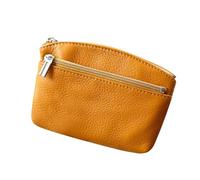 Female Female Wallet - Female Wallet | Mini Compact Wallet | PU Leather Zipper Pockets for Small Credit Cards Tickets Small Items All, yellow, Fare riferimento alla descrizione, Please refer to