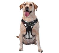 Female Figure Holding A Rose No Pull Dog Harness Adjustable Reflective Oxford Easy Control Medium Large Dog Harness