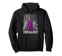 Female Firefighter There Is A Her In Brotherhood Camaraderie Pullover Hoodie