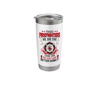 Female Firefighter We Do The Same Job We Just Look Better Stainless Steel Insulated Tumbler