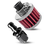 Female Fitting Kit with Filter Fit for Fuel Cells Requiring a Female Vent Fitting, Filter Connector Kit for 10AN Fuel Cell Breather