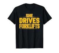 Female Forklift Operator Woman Warehouse Driver Pride T-Shirt