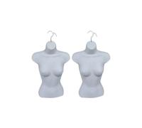 Female Hanging Body Mannequin Form Torso Display Bust (1, Female White Half Body)