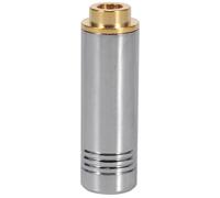 Female Jack Audio Plug Balanced Stereo Earphone 4.4mm 5 Pole Metal Adapter Wire Connector for Headphone Silver