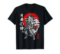 Female Japanese Samurai Japan Katana Warrior Otaku T-Shirt
