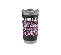 Female Locksmith - Gets It Right The First Time Stainless Steel Insulated Tumbler