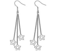 Female Long Tassel Style Earrings Made Alloy Copper Star-Shape Earrings Pendant 1 Pair Professional process
