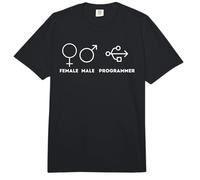 Female Male Symbols - Computer Science Programmer & Coding Comfort Colors Adult Heavyweight T-Shirt