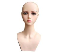 Female Mannequin Head Freestanding Portable Manikin for Hats Glasses Jewelry Type B