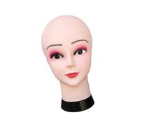 Female Mannequin Head Manikin PVC Head for Wig Making and Display Hairpieces 55CM circumference