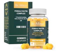 Female Multivitamin Gummy, Female Nutri Complex, 60 Gummies - 1 Month Supply, Mango Flavour and Great Tasting, Women's Daily Nutrient Gummies with Biotin, Vitamin B6, Zinc and Selenium