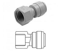 Female Nptf To Pushfit Adapter - 1/4" Nptf Female X 1/4" Pushfit - Dmfit Afa0404
