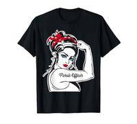 Female Parole Officer Rosie The Riveter Pin Up Girl Parole T-Shirt