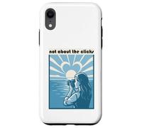 Female photographer not about the clicks love mental health Case for iPhone XR