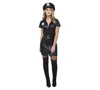 Sexy Cop + Hat Ladies Fancy Dress Police Officer Uniform Womens Costume UK 4-6