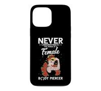 Female Power Body Piercing Dermal Piercing Body Piercer Case for iPhone 13 Pro Max
