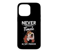 Female Power Body Piercing Dermal Piercing Body Piercer Case for iPhone 14 Pro Max