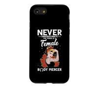 Female Power Body Piercing Dermal Piercing Body Piercer Case for iPhone SE (2020) / 7/8