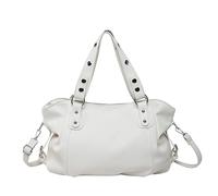 Female PU Leather Hobo Handbag Large Capacity Luxury Solid Color Classic Crossbody Bag Flexible Carrying Soft Casual Shoulder Bags Commute Working Tote Bags