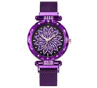 Female Quartz Women Wristwatches Clock Ladies Watches Women's Watch Talking Watches for Women (Purple, One Size)