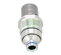 Female Quick Hydraulic Coupler AT406475 7246802 Compatible with John Deere Skid Steer Loader 320E 323E 328E Compatible with Bobcat Loader 753 763 773 863 864 883 Excavator E32 E32i E34
