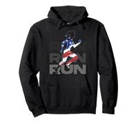 Female Runner. Run. Strong. Focused. Unstoppable. Pullover Hoodie