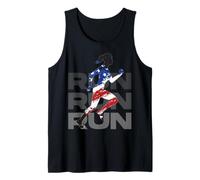 Female Runner. Run. Strong. Focused. Unstoppable. Tank Top