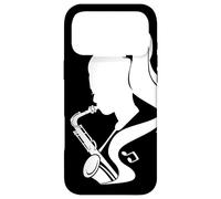 Female Saxophonist Sketch Marching Band for Girls Case for iPhone 17 Pro Max