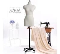 Female Sewing Dress Form, Dressmakers Plus Size Mannequin On Wheels, Fully Pinnable Mannequin With T-Type Detachable Shoulder Buckle For Sewing Clothes,Witharms-Xxl-Model88,Withoutarms-Model88