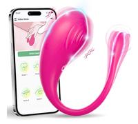 Female Sex Toys Wearable Vibrator - Adult Toys Long Distance Bluetooth App Remote Control G Spot Vibrator More Than 9 Vibrations, Mini Panty Anal Plug Female Adult Sex Toys for Women Couples