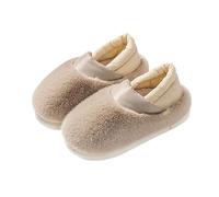 Female Slippers Size 6.5 And Winter Warm With Wool Thickened All Wrapped Root Home Outdoor Cotton Shoes Cotton Mop Woman Flip Flops (Coffee, 40)