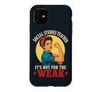 Female Social Studies Educator Teacher Case for iPhone 11