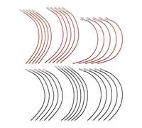 Female Speaker Wire Connectors Kit 30 Pack with 2.8mm 4.8mm 6.3mm Spade Terminal for Automotive and Industrial Electrical Projects, Tinned Copper