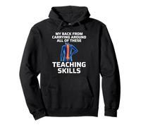 female teacher, funny teacher skills, teaching, womens Pullover Hoodie