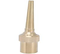 Female Thread Brass Fountain Nozzle Adjustable Direction Jet Water Spray Head for Landscaping (4 Minutes 20mm Inner Teeth)