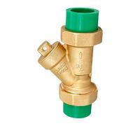 Female Thread Brass Inline Y Type Filter Strainer Valves Water Pipe Fittings Connector Check Valves for Water Oil Pipe Fitting Connector Adapter