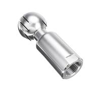 Female Thread Cleaning Head Coverage Wash Fitting, 360 Degree Stainless Rotary Spray Ball 1/2inch 1pc