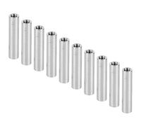 Female Thread Column, 10Pcs Aluminum Alloy Column M4x0.7mm for Fix Parts Together for Mechanic for Structural Support Role for Temporary(Length 24mm)
